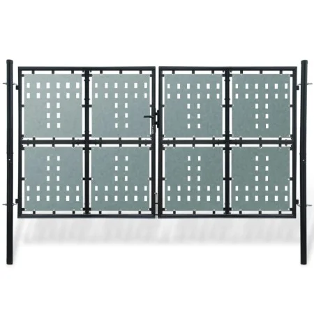 Schwarzes Gartenzauntor 300x200 cm von vidaXL, Gartentore - Ref: Foro24-141693, Preis: 533,11 €, Rabatt: %