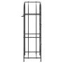 Black wrought iron wine rack for 41 bottles, measuring 45x36x120 cm. by , Wine racks - Ref: Foro24-358370, Price: 143,19 €, D...