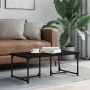 Couchtisch aus Sperrholz schwarz 90x50x35 cm von , Couchtisch - Ref: Foro24-835399, Preis: 42,01 €, Rabatt: %