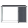 Cobertizo jardín leña antracita acero galvanizado 245x98x159cm de , Cobertizos - Ref: Foro24-46295, Precio: 160,42 €, Descuen...