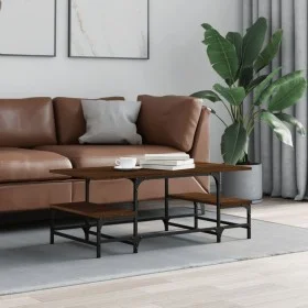 Couchtisch aus braunem Eichensperrholz 100x50,5x40 cm von , Couchtisch - Ref: Foro24-835378, Preis: 35,54 €, Rabatt: %