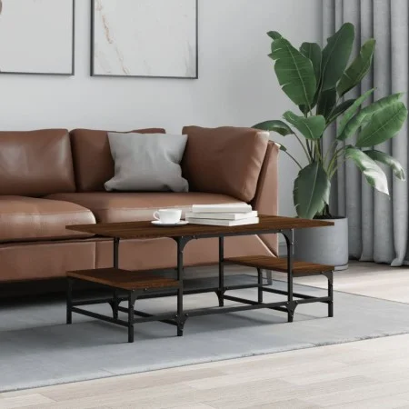 Couchtisch aus braunem Eichensperrholz 100x50,5x40 cm von , Couchtisch - Ref: Foro24-835378, Preis: 35,54 €, Rabatt: %
