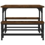 Mesa de centro madera contrachapada roble marrón 100x50,5x40 cm de , Mesas de centro - Ref: Foro24-835378, Precio: 35,54 €, D...