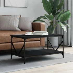 Couchtisch aus Sperrholz schwarz 90x50x45 cm von , Couchtisch - Ref: Foro24-835384, Preis: 46,68 €, Rabatt: %