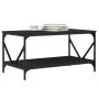 Mesa de centro madera contrachapada negro 90x50x45 cm de , Mesas de centro - Ref: Foro24-835384, Precio: 46,67 €, Descuento: %
