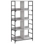 Engineered wood bookshelf in Sonoma grey, 78.5x33x153 cm by , Bookcases and shelves - Ref: Foro24-835257, Price: 81,00 €, Dis...