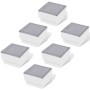 LED-Einbaustrahler 6 Stück 100x100x68 mm von vidaXL, Außenbeleuchtung - Ref: Foro24-272491, Preis: 95,37 €, Rabatt: %