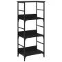Estantería de madera de ingeniería negra 50x33x117,5 cm de , Librerías y estanterías - Ref: Foro24-835269, Precio: 47,77 €, D...