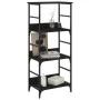 Estantería de madera de ingeniería negra 50x33x117,5 cm de , Librerías y estanterías - Ref: Foro24-835269, Precio: 47,77 €, D...