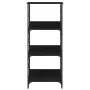 Estantería de madera de ingeniería negra 50x33x117,5 cm de , Librerías y estanterías - Ref: Foro24-835269, Precio: 47,77 €, D...