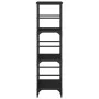 Estantería de madera de ingeniería negra 50x33x117,5 cm de , Librerías y estanterías - Ref: Foro24-835269, Precio: 47,77 €, D...