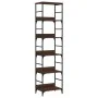 Regal aus brauner Eiche 50x33x188,5 cm von , Bücherregale und Regale - Ref: Foro24-835283, Preis: 71,51 €, Rabatt: %