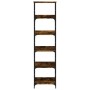 Regal aus geräucherter Eiche 50x33x188,5 cm von , Bücherregale und Regale - Ref: Foro24-835281, Preis: 76,46 €, Rabatt: %