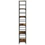 Regal aus geräucherter Eiche 50x33x188,5 cm von , Bücherregale und Regale - Ref: Foro24-835281, Preis: 72,89 €, Rabatt: %