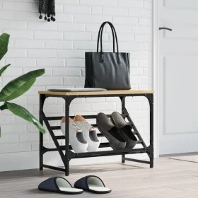 Sonoma Schuhschrank aus Eichenholz 60x30x45 cm von , Schuhregale und Schuhorganisatoren - Ref: Foro24-833414, Preis: 34,57 €,...