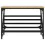 Sonoma Schuhschrank aus Eichenholz 60x30x45 cm von , Schuhregale und Schuhorganisatoren - Ref: Foro24-833414, Preis: 35,02 €,...