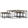 Stapelbare Couchtische, 5-teiliges Set aus Eichenholz in Braun. von , Couchtisch - Ref: Foro24-835338, Preis: 76,56 €, Rabatt: %