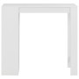 Tall kitchen table with white shelving 110x50x103 cm by , Kitchen and dining tables - Ref: Foro24-280211, Price: 100,47 €, Di...