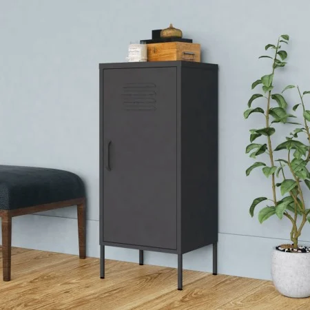 Anthracite steel storage cabinet 42.5x35x101.5 cm by , Lockers and storage cabinets - Ref: Foro24-336195, Price: 100,36 €, Di...