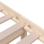 Estructura de cama madera maciza 75x190 cm de , Camas y somieres - Ref: Foro24-814844, Precio: 90,05 €, Descuento: %