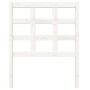 Solid white pine wood bed headboard 80.5x4x100 cm by , Headboards and footboards - Ref: Foro24-817866, Price: 36,86 €, Discou...