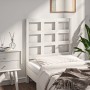 Bettkopfteil aus massivem weißem Kiefernholz, 80,5 x 4 x 100 cm von , Kopf- und Fußteile - Ref: Foro24-817866, Preis: 36,86 €...
