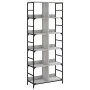 Estantería de madera de ingeniería gris Sonoma 78,5x33x188,5 cm de , Librerías y estanterías - Ref: Foro24-835262, Precio: 96...