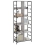Sonoma Gray Engineered Wood Shelving 78.5x33x188.5 cm by , Bookcases and shelves - Ref: Foro24-835262, Price: 98,03 €, Discou...