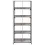 Estantería de madera de ingeniería gris Sonoma 78,5x33x188,5 cm de , Librerías y estanterías - Ref: Foro24-835262, Precio: 96...