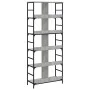 Estantería de madera de ingeniería gris Sonoma 78,5x33x188,5 cm de , Librerías y estanterías - Ref: Foro24-835262, Precio: 96...