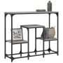 Sonoma gray engineered wood console table 89.5x28x76 cm by , Side tables - Ref: Foro24-833386, Price: 53,03 €, Discount: %