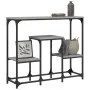 Sonoma gray engineered wood console table 89.5x28x76 cm by , Side tables - Ref: Foro24-833386, Price: 52,39 €, Discount: %