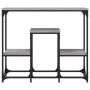 Sonoma gray engineered wood console table 89.5x28x76 cm by , Side tables - Ref: Foro24-833386, Price: 53,03 €, Discount: %