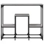 Sonoma gray engineered wood console table 89.5x28x76 cm by , Side tables - Ref: Foro24-833386, Price: 52,39 €, Discount: %