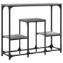 Sonoma gray engineered wood console table 89.5x28x76 cm by , Side tables - Ref: Foro24-833386, Price: 53,03 €, Discount: %
