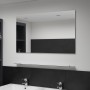 Espejo de pared con estante de vidrio templado 100x60 cm by , Mirrors - Ref: Foro24-249443, Price: 69,12 €, Discount: %