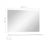 Espejo de pared con estante de vidrio templado 100x60 cm de , Espejos - Ref: Foro24-249443, Precio: 69,82 €, Descuento: %