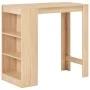 Hoher Küchentisch mit Regal in Eichenfarbe 110x50x103 cm von , Küchen- und Esstische - Ref: Foro24-280213, Preis: 113,98 €, R...