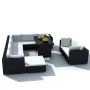 Garden furniture set 10 pieces and black synthetic rattan cushions by vidaXL, Garden sets - Ref: Foro24-41878, Price: 947,43 ...