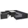 Garden furniture set 10 pieces and black synthetic rattan cushions by vidaXL, Garden sets - Ref: Foro24-41878, Price: 947,43 ...
