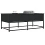 Engineered wood black coffee table 100x51x40 cm by , Coffee table - Ref: Foro24-833970, Price: 63,60 €, Discount: %