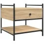 Mesa de centro madera de ingeniería roble Sonoma 50x50x50 cm de , Mesas de centro - Ref: Foro24-833966, Precio: 47,24 €, Desc...