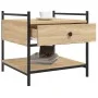 Mesa de centro madera de ingeniería roble Sonoma 50x50x50 cm de , Mesas de centro - Ref: Foro24-833966, Precio: 47,24 €, Desc...