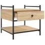 Mesa de centro madera de ingeniería roble Sonoma 50x50x50 cm de , Mesas de centro - Ref: Foro24-833966, Precio: 47,24 €, Desc...