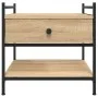 Mesa de centro madera de ingeniería roble Sonoma 50x50x50 cm de , Mesas de centro - Ref: Foro24-833966, Precio: 47,24 €, Desc...