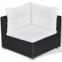 Garden furniture set 10 pieces and black synthetic rattan cushions by vidaXL, Garden sets - Ref: Foro24-41878, Price: 947,43 ...
