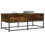 Engineered wood smoked oak coffee table 100x51x40 cm by , Coffee table - Ref: Foro24-833972, Price: 60,65 €, Discount: %