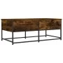 Engineered wood smoked oak coffee table 100x51x40 cm by , Coffee table - Ref: Foro24-833972, Price: 60,65 €, Discount: %