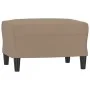 3-piece sofa set with cappuccino faux leather cushions by , Sofas - Ref: Foro24-3201397, Price: 530,39 €, Discount: %