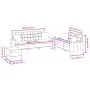 Set von Sofas mit Kissen 3 Stück Kunstleder Cappuccino von , Sofas - Ref: Foro24-3201397, Preis: 530,39 €, Rabatt: %